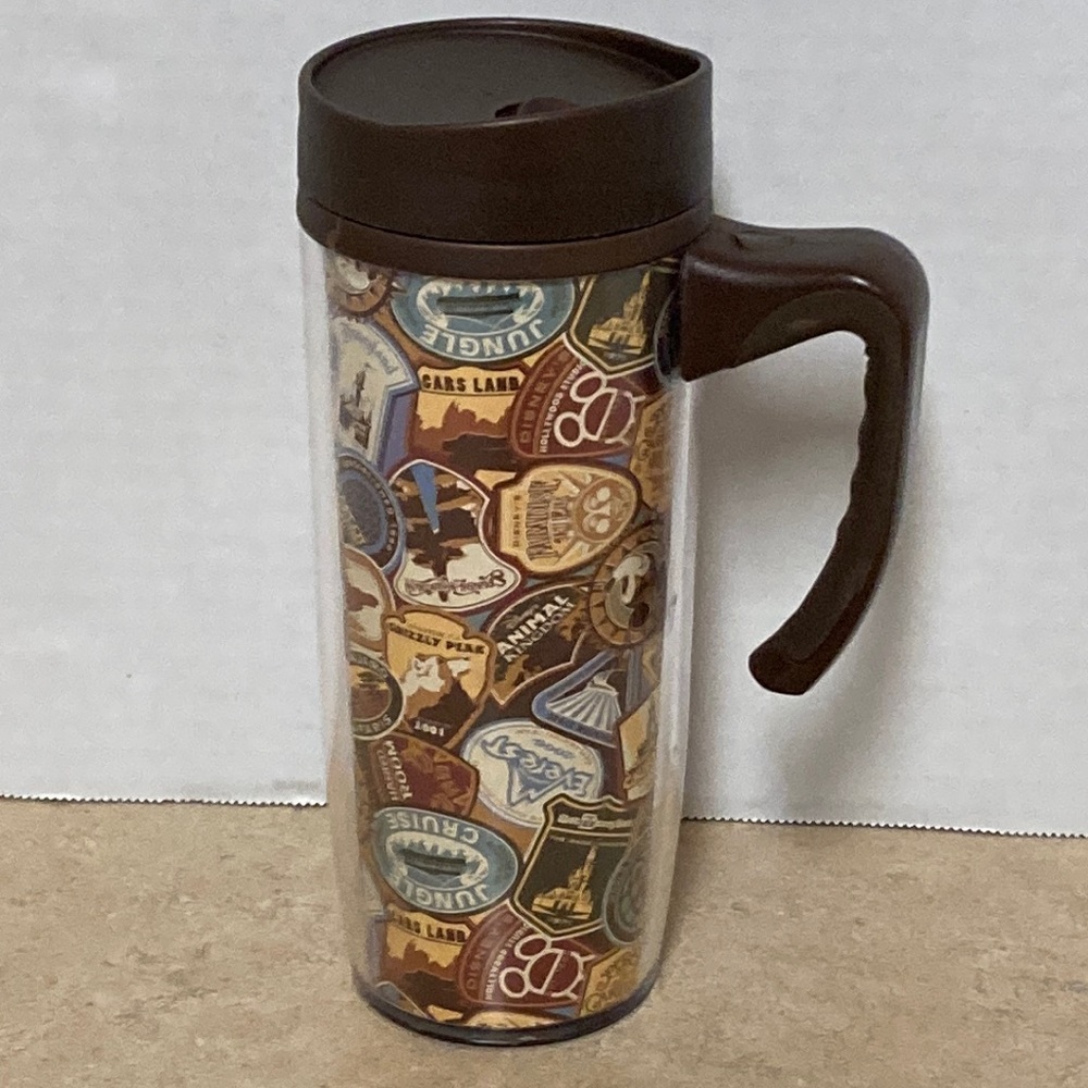 Disney Parks Icons Collage Travel Mug 18 oz